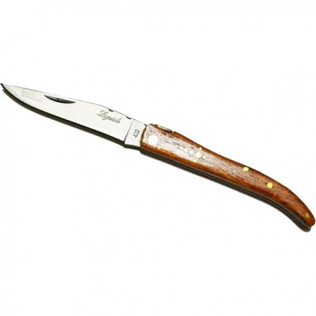 Couteau Laguiole manche en bois rosé et lame acier 420