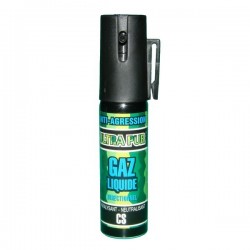 Bombe lacrymogène 25 ml GAZ liquide